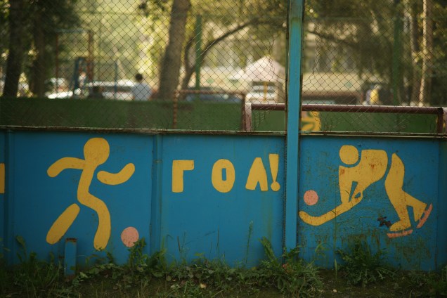 Neighborhood hockey rink