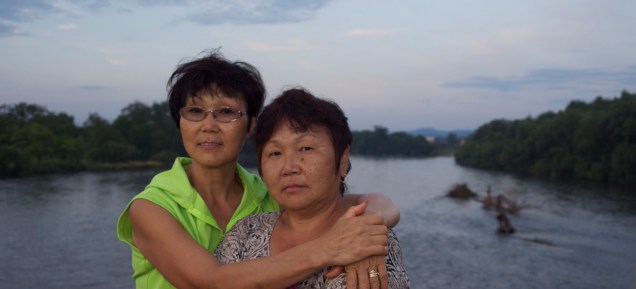 Svetlana and her sister Valya